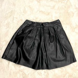 Leather (not real leather) skirt